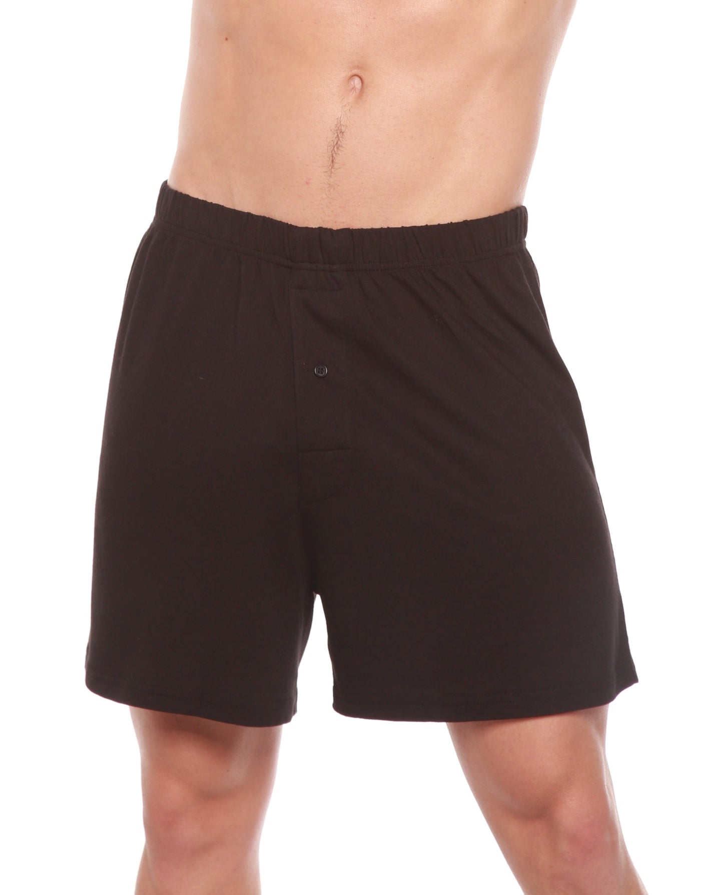 Men's Bamboo Boxer Shorts – 5 Pack, Black
