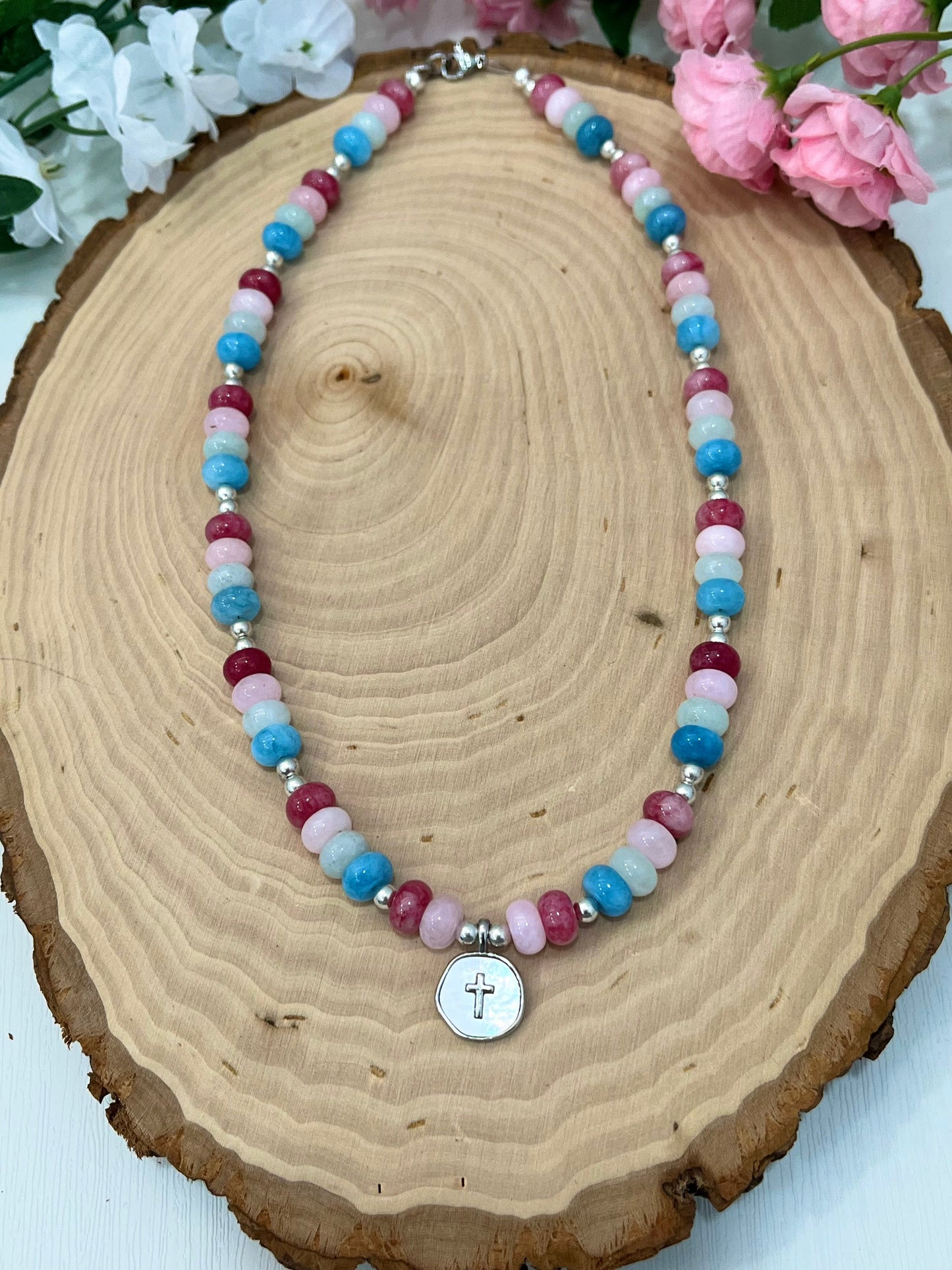 Christian Cross Necklace – Fruit of the Spirit Necklace