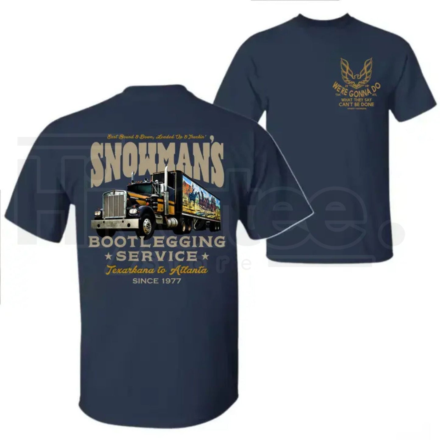 "Snowman's Bootlegging Service" – Smokey And The Bandit Trucker Top